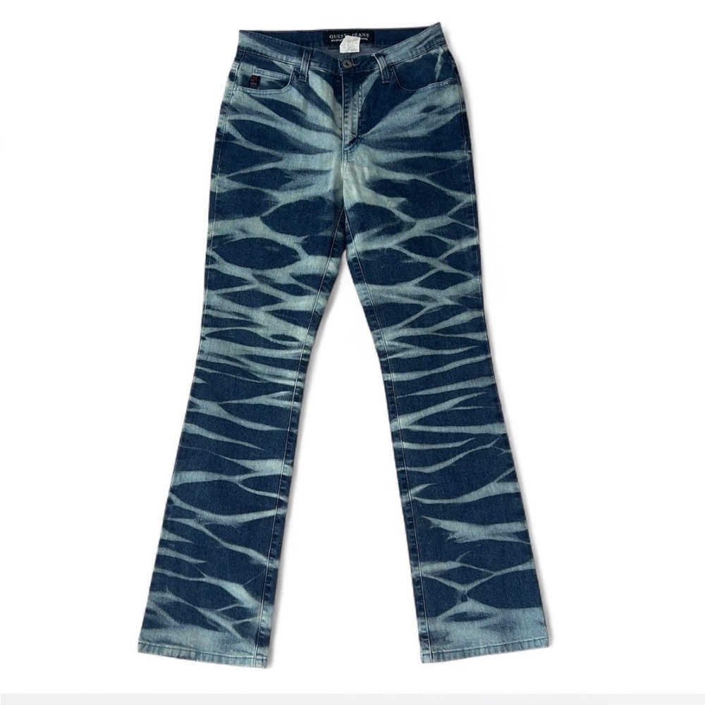 Stylish Blue Tie-Dye Women Jeans